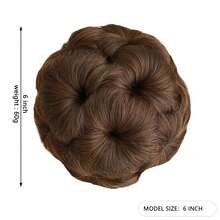 Coques de Cabelo Sintético Curto e Encaracolado com Presilha - Multicolorido - Visão 5