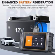 FOXWELL NT710 Diagnostic Tool Compatible With BMW, Full System Diagnostic Tool With Bidirectional Control, All Reset Services, Battery Registration And ECU Coding, Suitable For BMW/MINI/, Lifetime Free Updates - For BMW - View 8