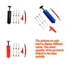 10件/套便携式迷你手动气泵充气套装带针头适用于足球篮球排球 - 彩色 - 查看 13