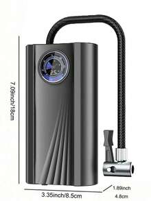 1 件装便携式轮胎充气泵车载充气泵通用轮胎压缩机适用于汽车和摩托车工作电压≤36V - 适用于汽车、自行车、摩托车和篮球 - 有綫 - 查看 2