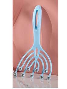 1pc 9-Claw Massage Tool With Roller Beads Head Massager, Scalp Scratcher, 5-Finger Massager, Soul Extractor - Multicolor - View 10