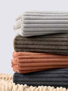 1pc Classic Warm Fleece Bath Towel Set, 70*140cm Towel & 35*75cm Washcloth, Super Soft Absorbent Quick-Dry Fiber, Multiple Colors Available, Ideal For Swimming, Fitness, Outdoor, Bathing, Shower, Bathroom - Multicolor - View 6