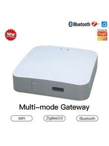 Tuya Zigbee 3.0 智慧家居中樞網關-迷你無線 Mesh 橋接器、BT 中央控制主機、多模式智慧 WiFi 連線,相容 Alexa 與 Home,USB 供電,無螢幕,適用辦公室、室內、電器插座,萬聖節起司擠花車飾配件,休閒放鬆傘 - 彩色 - 查看 4