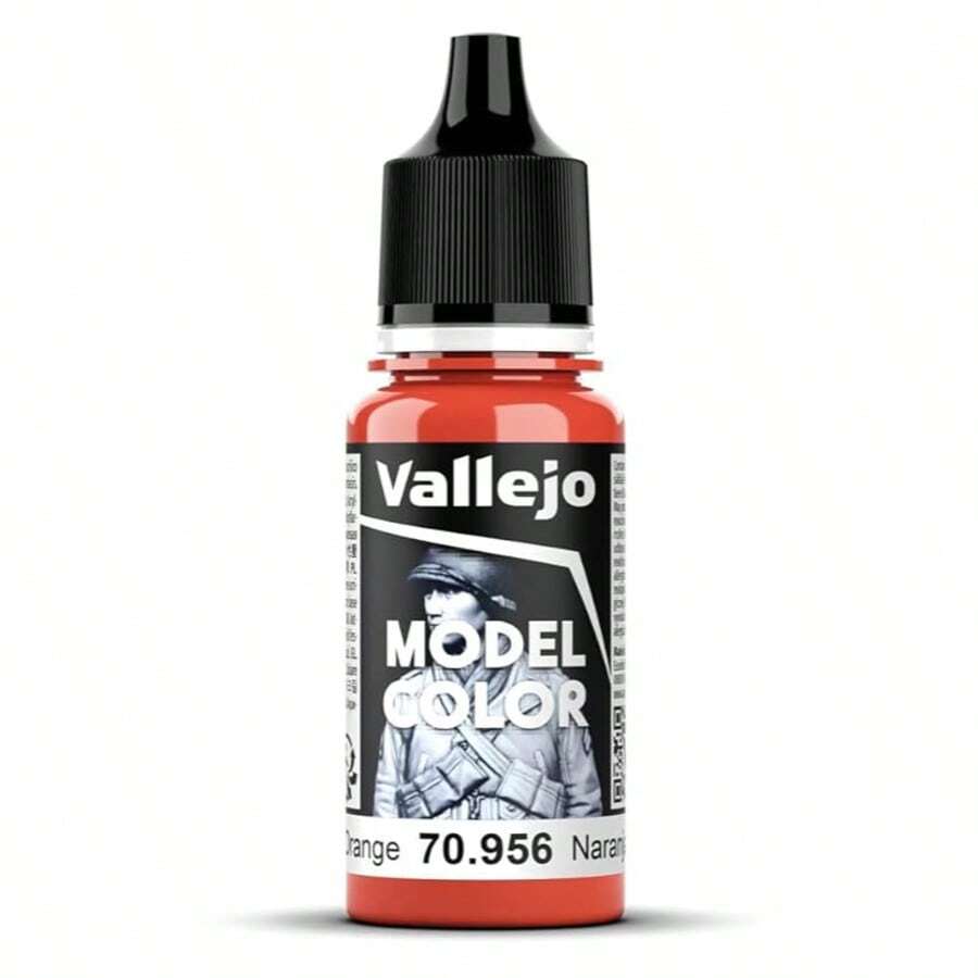 Pintura acrílica Vallejo, naranja transparente - Claro - Ver 1