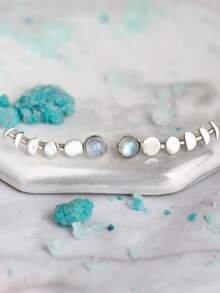 2pcs Fishbone Faux Pearl Mermaid Ear Clips - Fashionable, Exquisite, Simple, Creative And Elegant Earrings With A Touch Of Elegance. Suitable For All Seasons. Perfect Gift For Her.