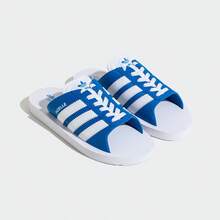Adidas Unisex Fashion Casual Sports Slippers JQ7425 - Blue - View 3