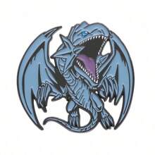 1pc Blue-Eyes White Dragon Badge: A Must-Have For Duel Monsters Fans Halloween Pin For Clothes Bag Charm School Kpop Backpack Teacher Supplies Bag Charms Cute Office Accessories Shirts Jacket Jewelry Christmas Autumn-Winter Accessories,Suitable For Teens, Youth,Men,Casual, Outdoor, Athletic, Vacation, Graduation Gifts, Birthday, Daily Wear Clothes Pin Funny Teacher Gifts - 彩色 - 查看 7