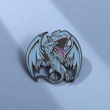 1pc Blue-Eyes White Dragon Badge: A Must-Have For Duel Monsters Fans Halloween Pin For Clothes Bag Charm School Kpop Backpack Teacher Supplies Bag Charms Cute Office Accessories Shirts Jacket Jewelry Christmas Autumn-Winter Accessories,Suitable For Teens, Youth,Men,Casual, Outdoor, Athletic, Vacation, Graduation Gifts, Birthday, Daily Wear Clothes Pin Funny Teacher Gifts - 彩色 - 查看 8