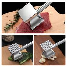 Meat Tenderizer Hammer With Comfortable-Grip Handle, Dual-Side Mallet For Kitchen, Heavy Duty Pounder For Tenderizing Steak, Beef And Fish - Multicolor - View 2