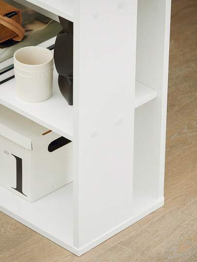 SoBuy FWT35 W, Home Office Tafel Desk, Computer Bureau Workstation Storage Shelves, Wit view 9