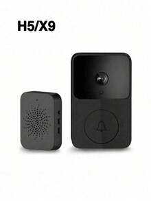 Table Lamp Smart Wireless Video Doorbell With Night Vision, 2-Way Audio & APP Control, Motion Detection, Easy To Install For Home Security