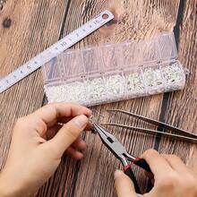 SMI Fine A Set Jewelry Findings Tool Set Open Jump Rings,Jewelry Pliers, Lobster Clasps Hooks, Jewelry Tweezers Jewelry Making Supplies - Multicolor - View 6