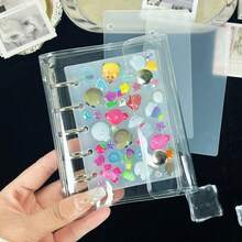 5/10/15片/袋 A6/A7/M5 活页分隔页，A6/A7/M5 活页夹，贴纸笔记本活页，卡通贴纸书，PP材质，活页笔记本分隔页，适用于DIY贴纸书，学生返校用品，办公用品等。 - 無色 - 查看 4