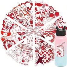 50张情人节贴纸，粉色浪漫爱情贴纸，情人节装饰，情人节礼物，装饰卡通涂鸦美学贴纸，防水乙烯基贴纸，适用于笔记本电脑、手机、汽车、滑板、水瓶、剪贴簿、电脑日记本、礼物 - 多色E - 查看 8