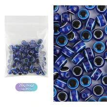 Surtido de cuentas decorativas DIY, disponibles en ojo de gato, flor con cascabel, corazón y bolas, materiales para hacer joyas, pulseras, aretes y colgantes - Juego de accesorios de cuentas - Ver 9