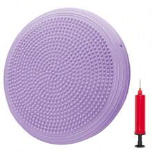 Trintion Core And Balance Training Inflatable Air Cushion - PVC Texture Yoga Mat, Improving Ankle Stability, Portable Home Fitness Equipment - Purule - View 4