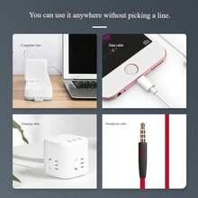 2pcs Spiral Data Cable Protective Case Silicone, Suitable For Original Charging Cables Of Apple And Android Phones, Preventing Breakage.