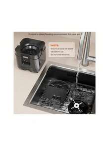 USB供电自动宠物喂食器 - 可编程定时喂食器，带慢食碗（适用于猫狗，6餐容量） - 2公升 - 查看 5