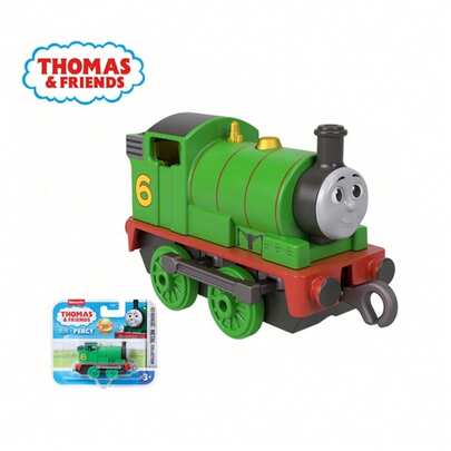 Mattel Paquete de 10 locomotoras coleccionables Fisher-Price Thomas & Friends Minis, incluye Thomas, Percy, Duck, Nia, Rosie, Carro de frenos, Bruno, Whiff, Salty, Diesel, Harold, Vagón problemático, Winston, adecuado para niños en edad preescolar de 3+ años para juegos de rol