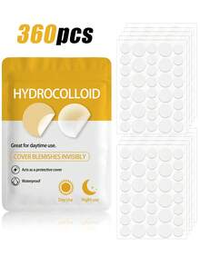 1080 piezas de pegatinas transparentes para la cara - sin alcohol, sin fragancia, suaves y no irritantes, decorativas para la cara y la piel. 280 piezas de pegatinas decorativas para la cara con forma de estrella de colores variados, impermeables y transpirables, para uso facial diario, esenciales para pegatinas faciales y fotografía, convenientes para viajes y fiestas, secreto de belleza, accesorios fotográficos perfectos, adecuados para todo tipo de piel y edades. 720/360/216/72 piezas