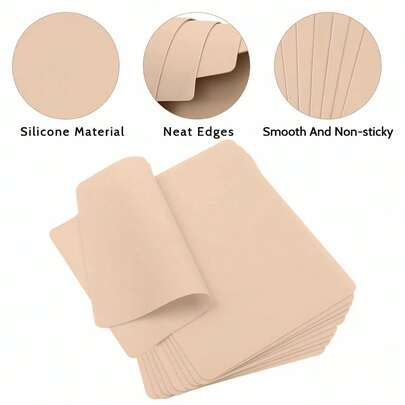 Wokaluo Bộ 40 miếng da thực hành xăm hình trống, da thực hành xăm hình hai mặt, thực hành đường nét, kiểm tra màu bằng máy, phù hợp cho xăm hình, lông mày, bộ xăm hình môi, phù hợp cho người mới bắt đầu và nghệ sĩ xăm hình có kinh nghiệm