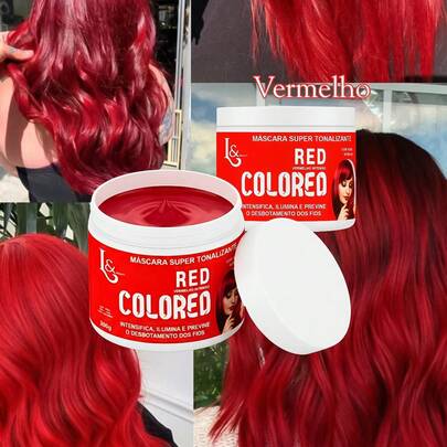 Tonalizante Vermelho Red  Colored 300gr -  L&beauty