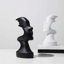 1 buc. Decor minimalist cu față de zeiță, potrivit pentru dulap TV, sufragerie, birou, vilă, birou, mobilier textil din rășină