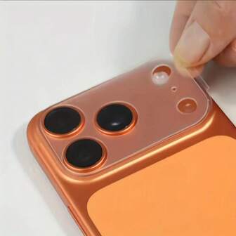 1pc 9H Nano Glalss Matte PET Camera Lens Base Protective Film For IPhone Air 17 Pro MaxMatte Anti-Glare Anti-Fingerprint Screen Cover, Antiglare Solution, Minimalist Cover, Durable Film, Precision Cut, Protective Layer, Phone Accessory, Smartphone