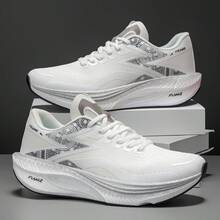 New Fashion Outdoor Sports Lace-Up Running Shoes, Comfortable For Competition, Marathon, Trail Running, Suitable For All Seasons