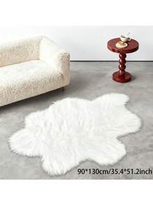 1 Stück Weißer Wolken Plüschteppich, minimalistischer und modischer weicher Plüschteppich für Innendekorationen, geeignet für Flur, Küche, Waschraum, Badezimmer, Studentenwohnheim, Sofa, Schlafzimmer, Wohnzimmer, Waschtisch, Stuhl, Wohnzimmer, Studentenwohnheim Teppich, Dekoration, Weihnachtsdekoration, Geschenk, Heimdekoration, Schlafzimmerdekoration, Hochzeitsdekoration, Wohnzimmerdekoration, Geschenk