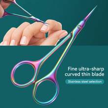 Stainless Steel Cuticle Scissors - Dead Skin Removal, Manicure Tool For Nail Care