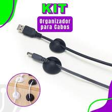 Practical Multipurpose Self-Adhesive Cable Organizer Kit - WHITE - 6 PIECES - View 2