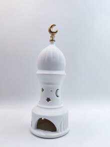 1 Stück Harz Ramadan Skulptur Dekoration, Eid Atmosphäre Dekoration, kreative orientalische Architektur Stil Ornament, geeignet für Wohnzimmer, Büro oder Eingang - perfekt für Ramadan und Feiertage - Verschiedenfarbig - Übersicht 11