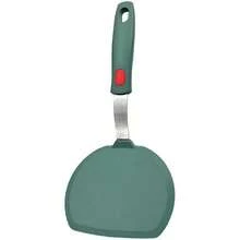Tenta Kitchen - Espátula de silicona para panqueques para cocinar y hornear espátulas de huevo de goma resistentes al calor de 800 °F espátula redonda verde - Esptularedondaverde - Ver 1