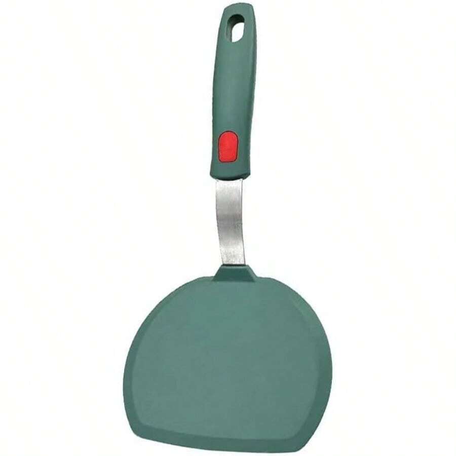 Tenta Kitchen - Espátula de silicona para panqueques para cocinar y hornear espátulas de huevo de goma resistentes al calor de 800 °F espátula redonda verde - Esptularedondaverde - Ver 1