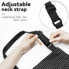 NLUS 2 Pack Kitchen CooFKing Aprons, Adjustable Bib Soft Chef Apron With 2 Pockets For Men Women (Black Pinstripes),BlackPinstripes - 黑條紋 - 查看 5