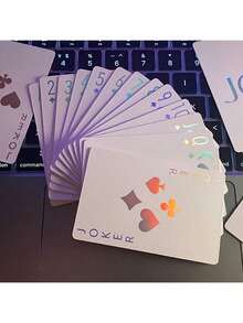 Laser Playing Cards - Yellow Plastic Sleeves - Durable, Compact Design For Cannas, Poker, And Family Game Nights - Perfect For Adults, Parties, And Casual Gatherings. - Multicolor - View 3