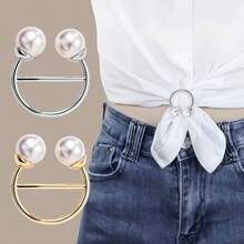 1 st/2 st/3 st/4 st halsduksklämmor med pärlmotiv, näsduksklämmor, t-shirtklämmor - Multifärgad - Visa 6