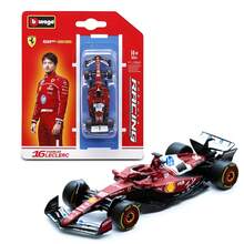 2025新款1:64 Bburago 2025 F1合金车模 - 法拉利SF25/红牛RB21/AMG W16 E Performance/迈凯伦MCL39合金赛车模型，节日和生日的完美收藏礼物 - SF25#16 - 查看 2