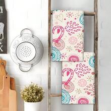 2/4 Piezas Juego, Paños de Cocina, Toallas de Microfibra Modernas Súper Absorbentes con Estampado de Corazón, Toallas de Té para Cocinar y Hornear, Paños de Limpieza, Toallas de Mano, Toallas de Té, Ultra Suaves y Altamente Absorbentes, Decoración de Cocina, Regalos para Vecinos, Regalos para Mamá, Regalos de Cumpleaños, Regalos de Inauguración de Casa para Amigos, Artículos Esenciales de Cocina, Necesidades Diarias