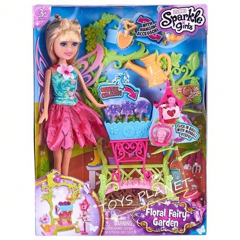 ZURU Sparkle Girlz 花仙子花园 - 11英寸 - 过家家玩具 - Floral Fairy Garden - 查看 1