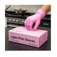 100-Ct Box 4mil Cherry Blossom Disposable Gloves Latex Free Gloves For Cleaning Nail Tattoo Hair Salon Garden Beauty Salons, Tattoo Artists, Estheticians, Hair-Dyeing, Hair-Styling, Epoxy & Resin Work Gloves, Powder-Free Great For Home, Office, And Professional Uses