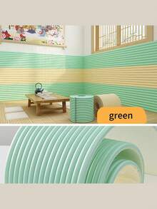 1pc W-Shaped Baby Bumper Guard, Decorative Protective Cushion For Nursery, Furniture Corners, Walls, Daycare, No Adhesive Required, Soft Foam For Baby