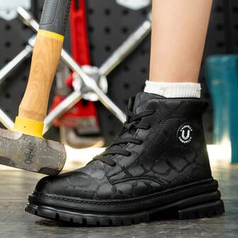 女士钢头工作安全鞋，时尚、轻便、透气的靴子，防砸、防刺、耐压，是工业防护的理想选择