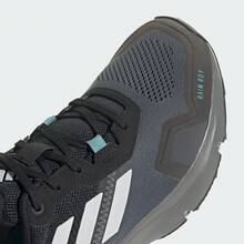 Adidas 春秋款女款戶外運動鞋 訓練健身跑步運動鞋 E9402 - 黑色/晶白/灰色 - 查看 7