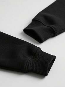 Sudadera para hombre con estampado de muñeco de nieve y árbol de Navidad, ideal para fiestas navideñas y reuniones familiares, suave y cómoda, regalo perfecto para amantes de la temporada navideña - Negro - Ver 5
