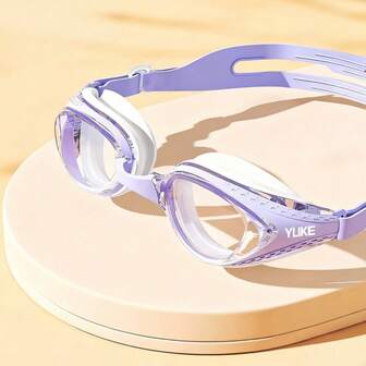 3-Color Options Adult Waterproof Anti-Fog Swimming Goggles, Unisex Water Sports Swimming Equipment