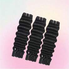 Burmese Curly Human Hair Bundles 18 20 22 Inch Burmese Deep Curly Bundles Unprocessed Burmese Raw Hair Accessories Real Unprocessed Brazilian Virgin Hair Weft With Spiral Curly End For Women High Quality Natural Looking Long Lasting Human Hair - Natural Black - 查看 2