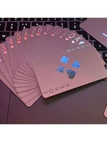 Laser Playing Cards - Yellow Plastic Sleeves - Durable, Compact Design For Cannas, Poker, And Family Game Nights - Perfect For Adults, Parties, And Casual Gatherings. - Multicolor - View 1