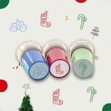 Decorative Stamps, Interesting Patterns, Can Be Used For Christmas Themed Stamping, Snowflake, Gloves, Socks Gift Box, Bow And Other Decorative Patterns - Qc25mm - View 2